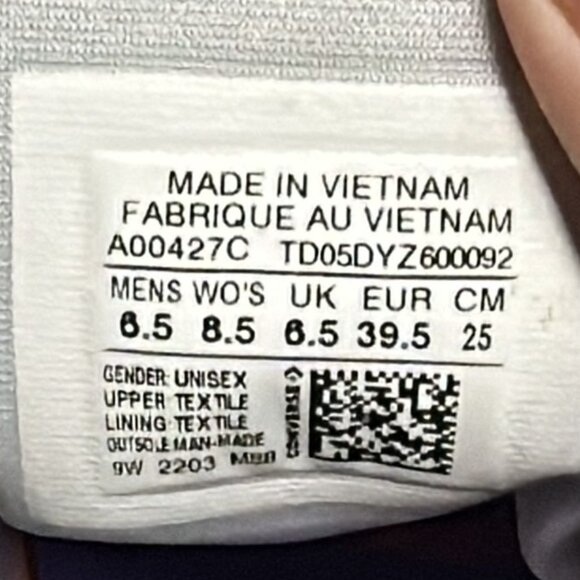 Converse Chuck Taylor All Star CX Low Top Gray Women Canvas Sneakers A00427C - Picture 12 of 12